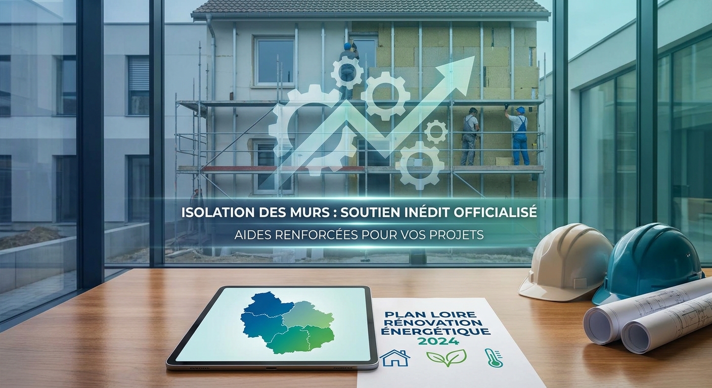 Isolation des murs en Loire : un soutien inédit officialisé