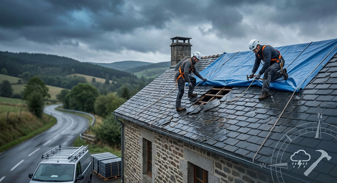 Haute-Loire: Intempéries et l'Urgence des Couvreurs 43