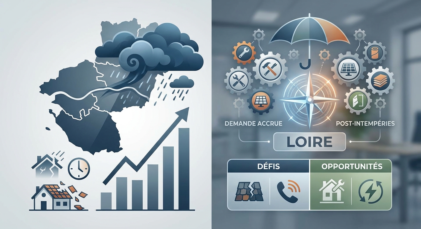 Toitures en Loire : Demande Accrue Post-Intempéries